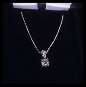 Diamond Solitaire Necklace